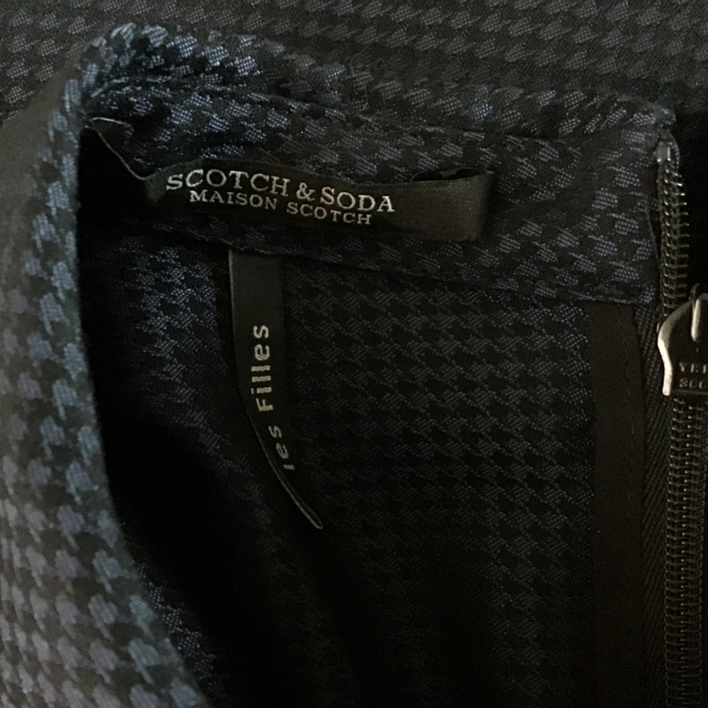 Scotch & Soda Top Mixed Fabric Collared Sz XS - Picture 7 of 11